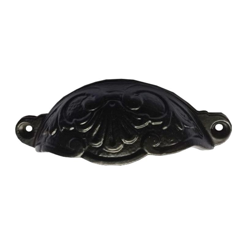 "Carshena" Black Antique Iron Drawer Pull