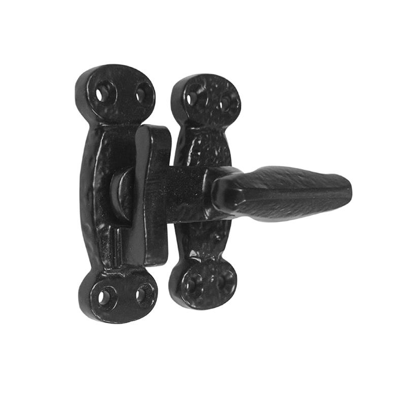 "Amnon" Black Antique Iron Window Fastener