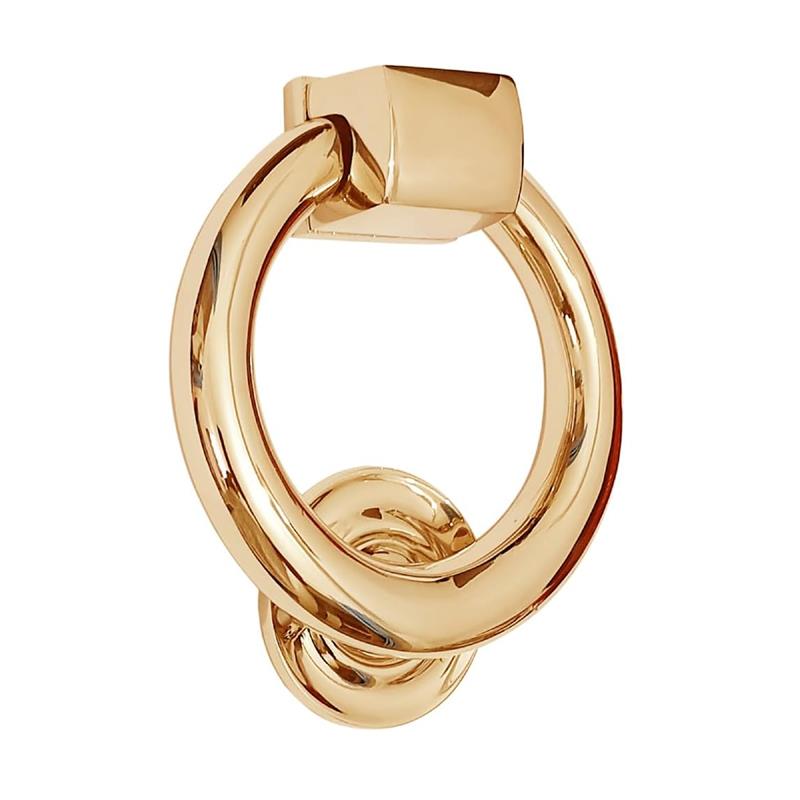 "Ring" Brass Door Knocker