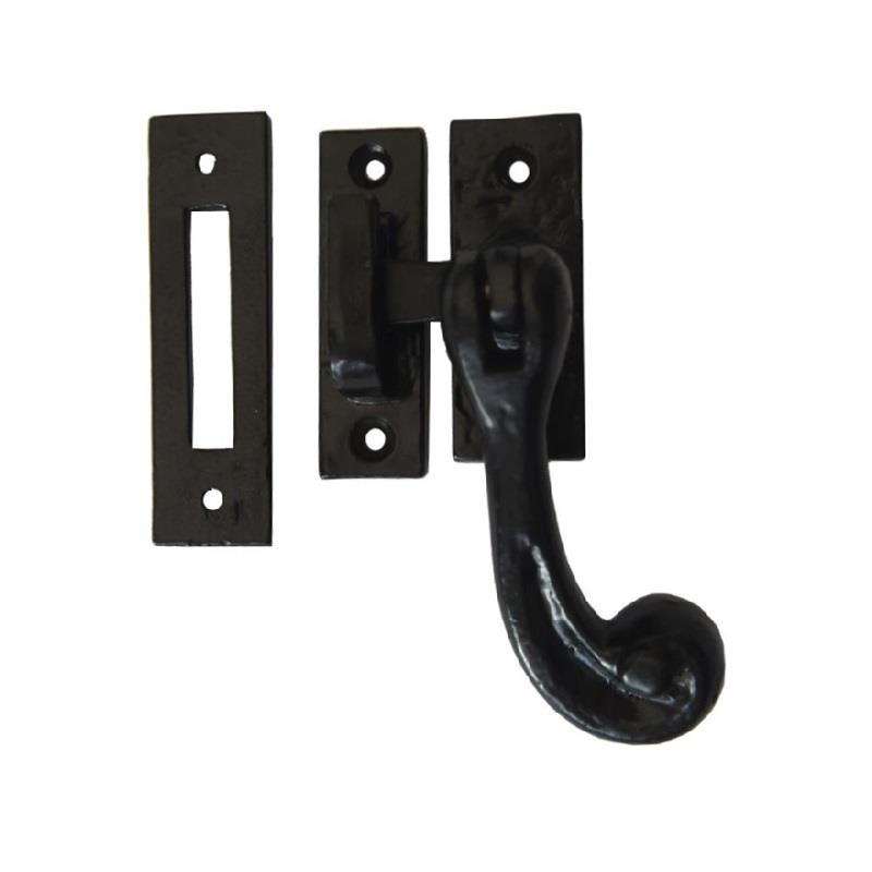 "Baalah" Black Antique Iron Window Fastener