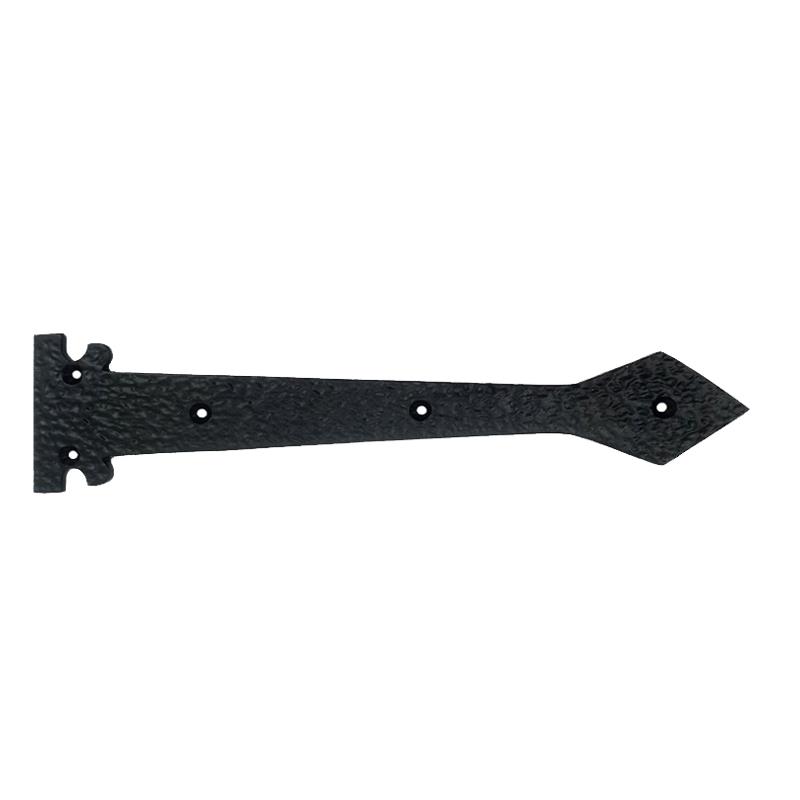 18 inch "Luhith" Black Antique Iron False Hinge Front