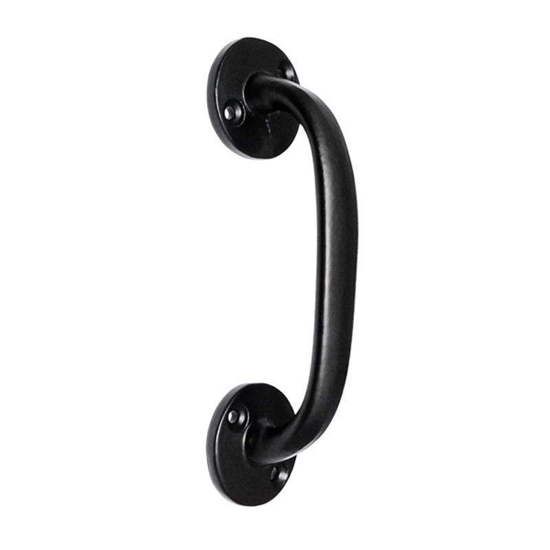 "Aidan" Black Antique Iron Door And Cabinet Pull