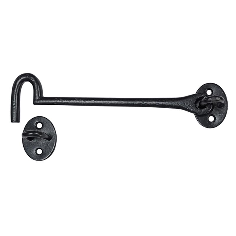 9.6" Nekoda Black Antique Iron Cabin Hook