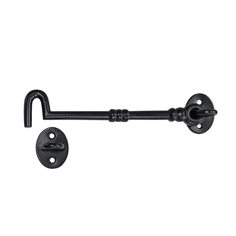 9.2 Inch "Jonah" Black Antique Iron Cabin Hook