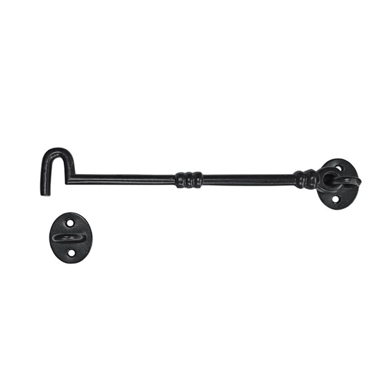 11.2 Inch "Jonah" Black Antique Iron Cabin Hook