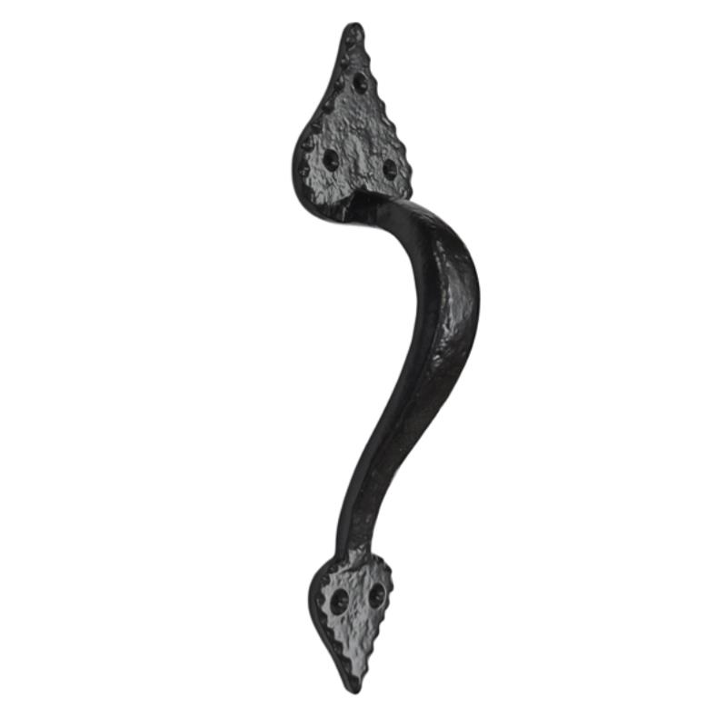"Aariel" Black Antique Iron Door Pull