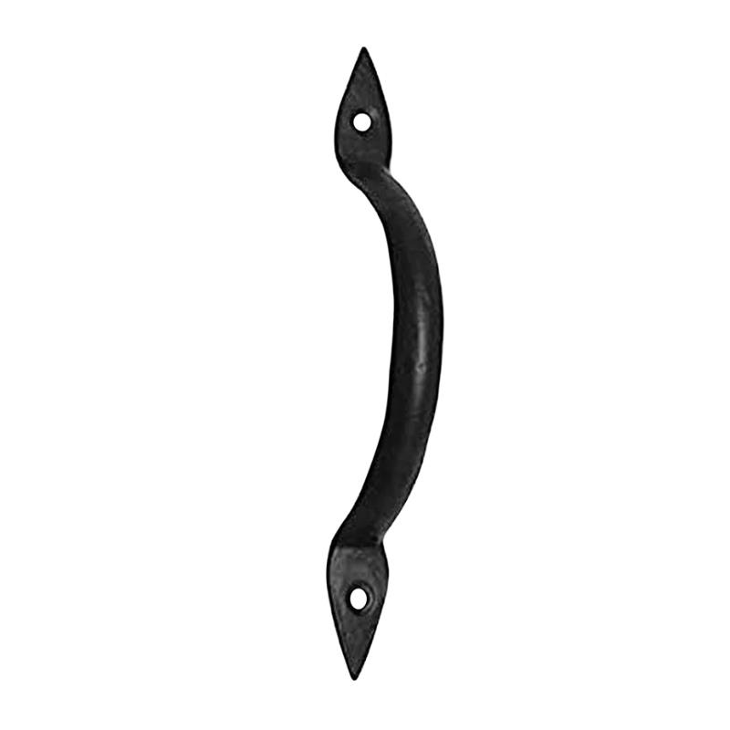 "Aadan" Black Antique Iron Door And Cabinet Pull