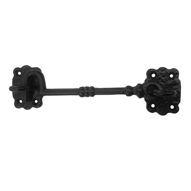 6.5" "Obadiah" Black Antique Iron Cabin Hook